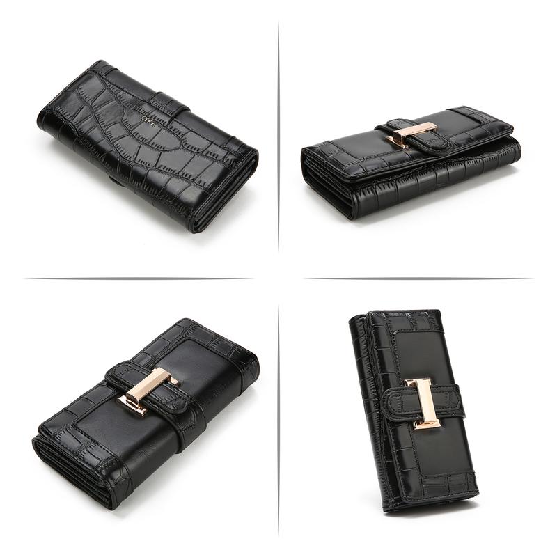 CEKA Dompet Wanita Serbaguna Panjang Dompet Croco Kulit Dompet Kartu Terbaru - Lindex Long Wallet 9