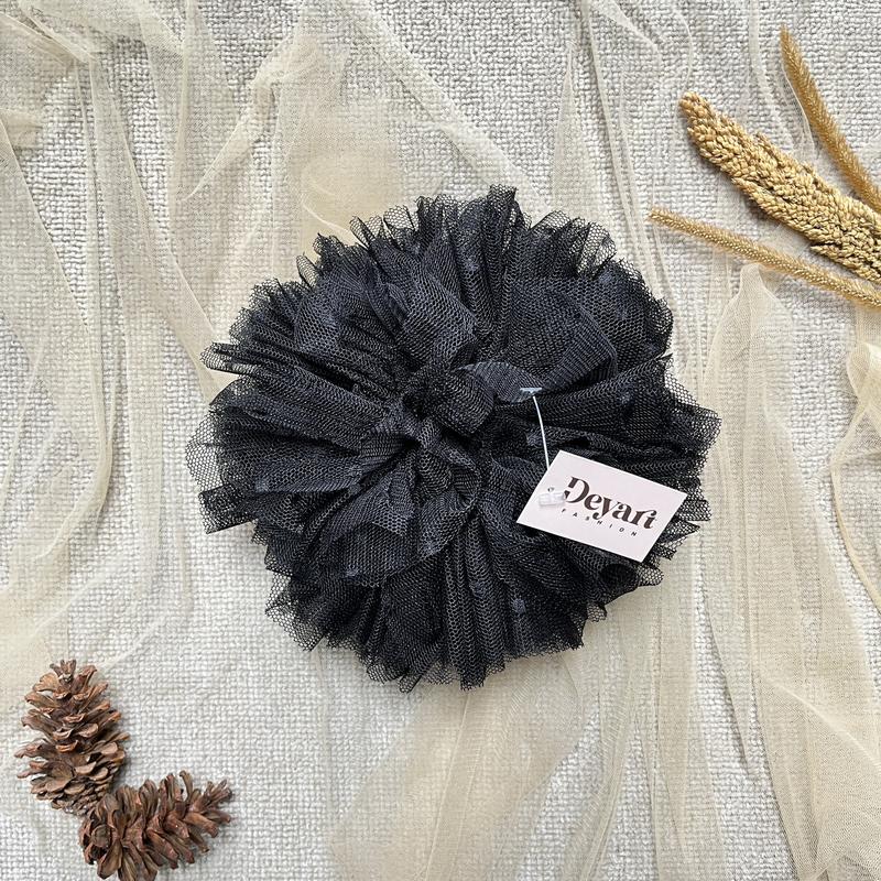 DEYART Bundling Cepol Hijab Scrunchie Tile Premium Size Medium & Size Jumbo Anti Pusing 9