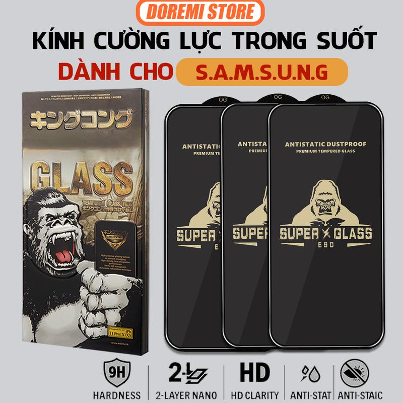 COMBO 3 KÍNH TẶNG 1 - KHÔNG NHẬN VÂN TAY Kính cường lực KK SUPERGLASS trong suốt full màn dán màn hình đủ dòng máy dành cho Samsung A05 A05S A06 A07 A16 A17 A26 A36 A56 A15 A25 A35 A55 A14 A24 A34 A54 A12 A13 A10 A11