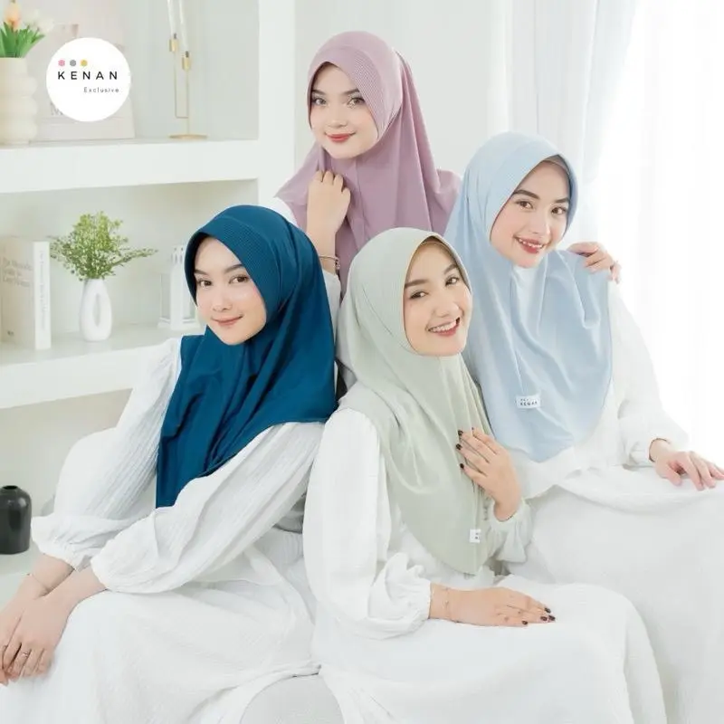 KEENAN - HIJAB BERGO KEENAN SIZE M Instan dicuci dengan tangan saja zipper black