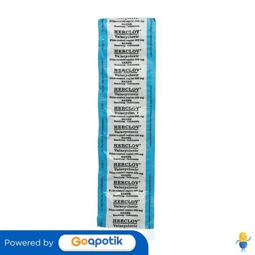 HERCLOV 500 MG STRIP 10 KAPLET