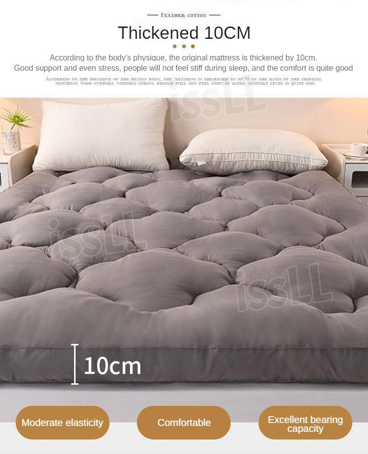 Product Introduction of COD Thicker Tatami Mattress Topper Single/ Queen/King Feather Velvet Soft Tilam Foldable Mattress Floor Mattress Bedding Furniture cadar set pelapik  tilam  single 18