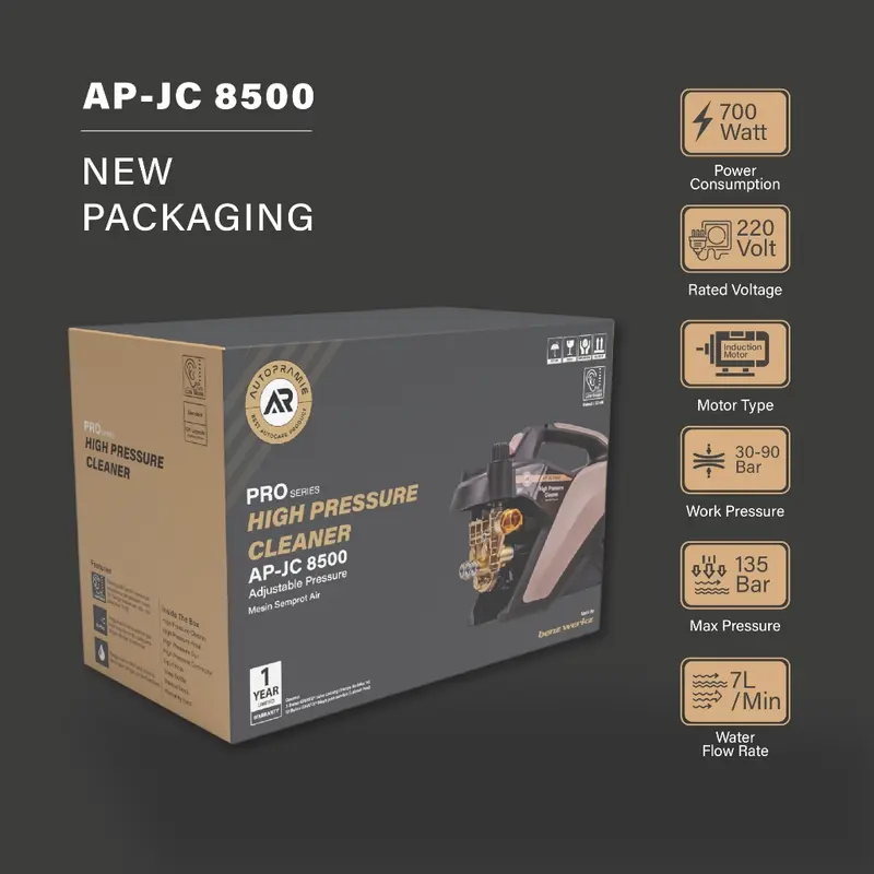 Jet Cleaner AUTOPRAMIE AP-JC 8500/ High Pressure Jet Cleaner Autoprime/ Mesin Steam 2