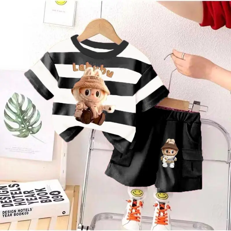 STELAN ANAK PEREMPUAN MOTIF LABUBU / VIRAL STELAN ANAK PEREMPUAN TERMURAH / TERLARIS Setelan 1
