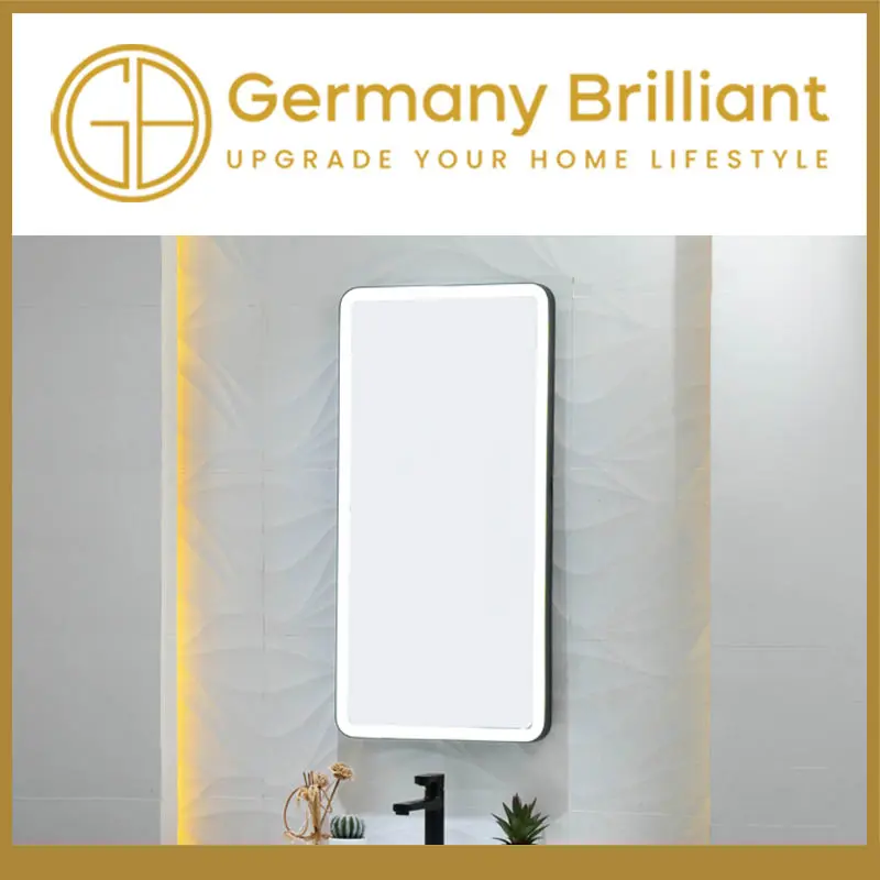 Germany Brilliant Kaca/Cermin LED Kamar/Wastafel Kamar Mandi GBM-LC15 3