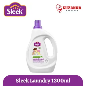Sleek Baby Laundry Detergent Bottle 1200ml - Sabun Cuci Baju