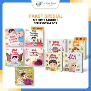 Buku islami Seri My First Tauhid Pertamaku Mini Boardbook Mengenal Allah Siapakah Allah Anak Bayi 0-1 tahun Ziyadbooks Official