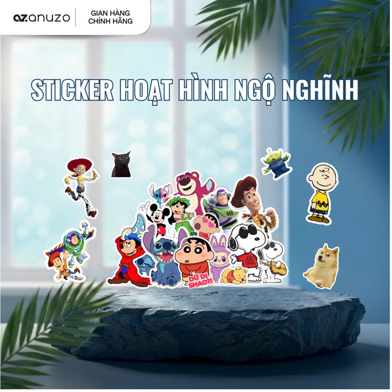 Bộ sticker ngẫu nhiên tặng kèm