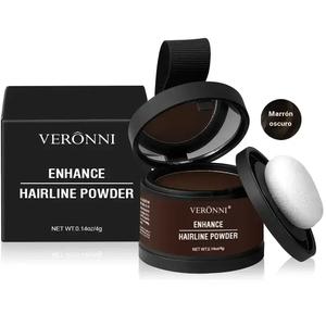 Polvo para sombra de línea de cabello, Polvo para cubrir la línea de cabello, Polvo para estilizar el cabello, Polvo profesional para cubrir la línea de cabello para hombres y mujeres
