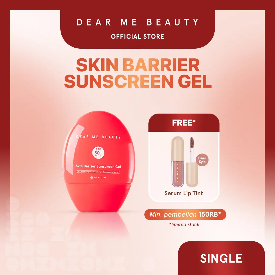 Dear Me Beauty [REAL SPF Certified] Skin Barrier Physical Sunscreen SPF 50 PA++++ (Buy 2pcs Save More) [Belanja 150rb Free Dear Kyla]