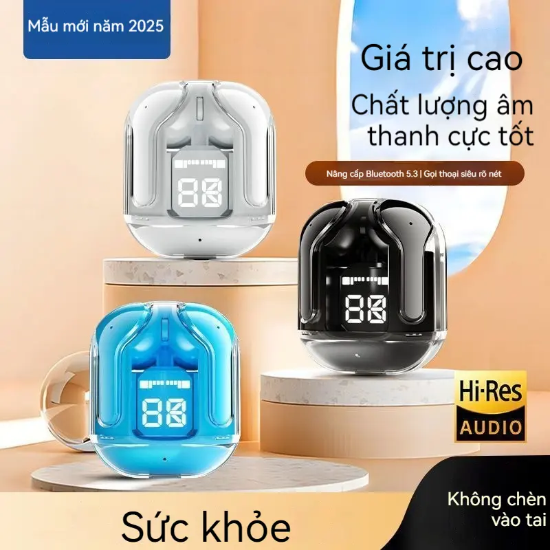 Tai nghe khử tiếng ồn Bluetooth không dây BT16 Màn hình kỹ thuật số Tai nghe không thấm nước TWS Tai nghe stereo | BigBuy360 - bigbuy360.vn