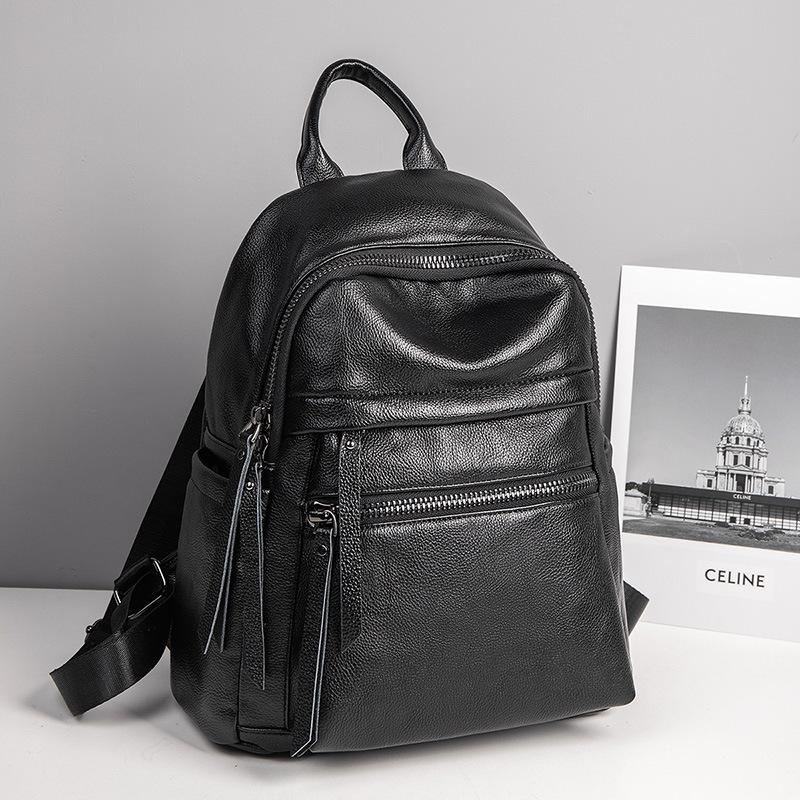 Tas Ransel Bandoeng ID Kekinian Kulit Premium Fashion 2025 - Wanita sekolah Dewasa Backpack 1
