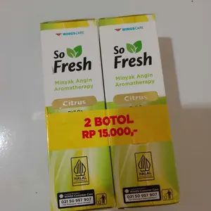 Beli 1 Gratis 1 So Fresh Roll On Minyak Angin Aromatherapy 10ml x2 - Melegakan Hidung Tersumbat Masuk Angin - Asli Tangan