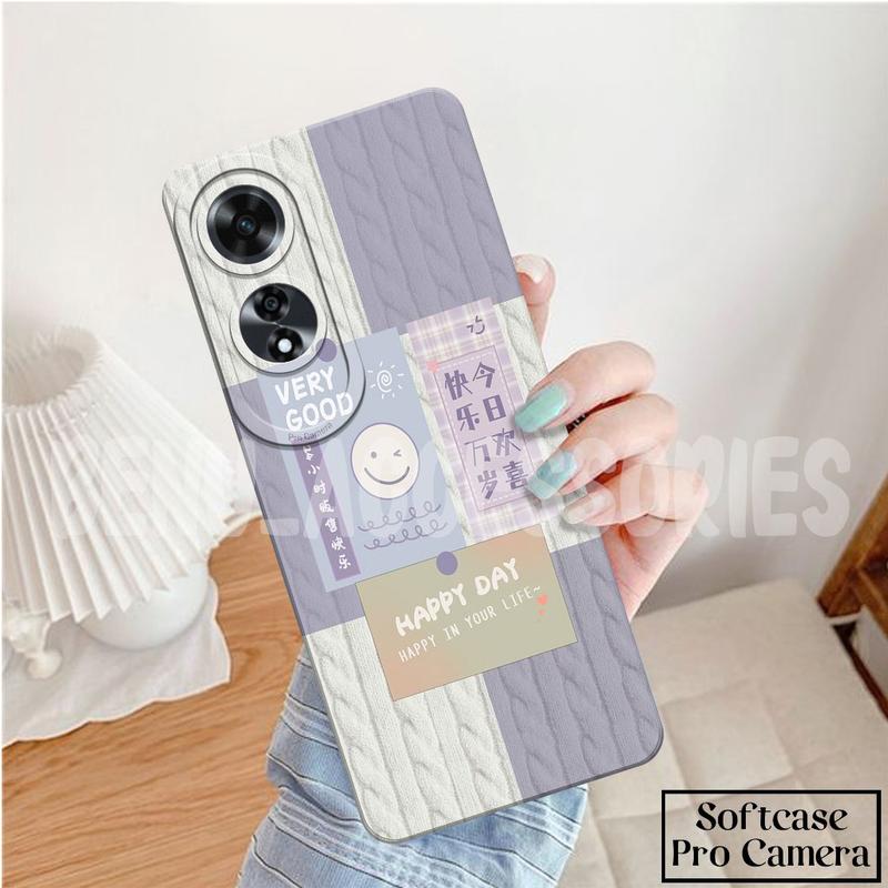 Case Compatible With Oppo A60 Fashion Image Keren Case Handphone , Kassing Hp , Pelindung Handphone TPU - Bisa Cod Cassing Hardcase Softcase 4