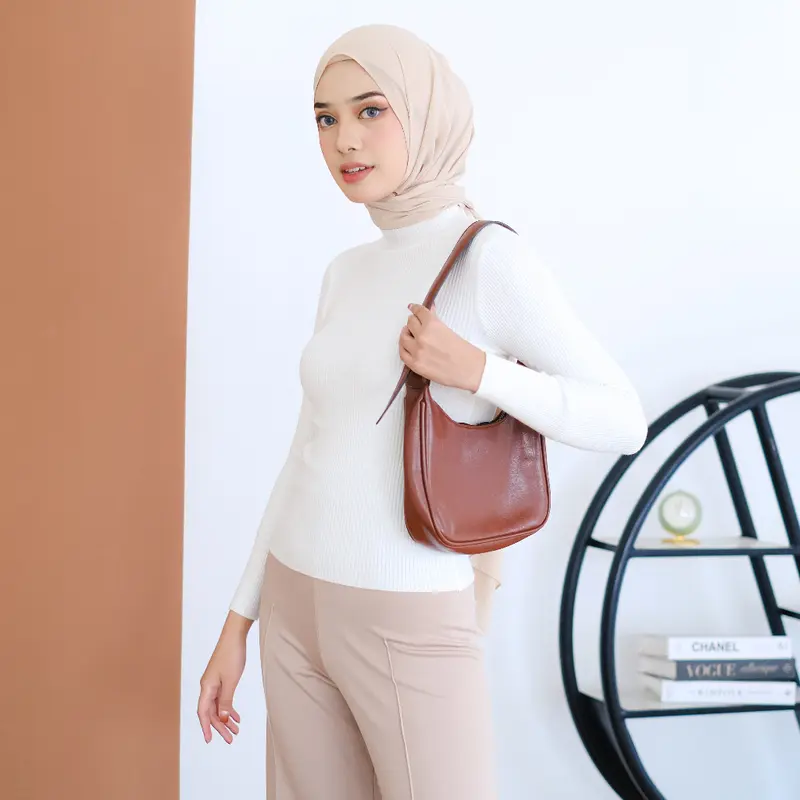 Mayoutfit Inner Knit | Atasan Basic Blus Rajut Inner Manset Polos 2