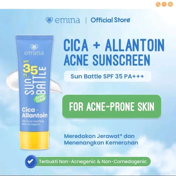 Emina Sun Battle Series / Sunscreen SPF 35 - SPF 50 PA++++ 3