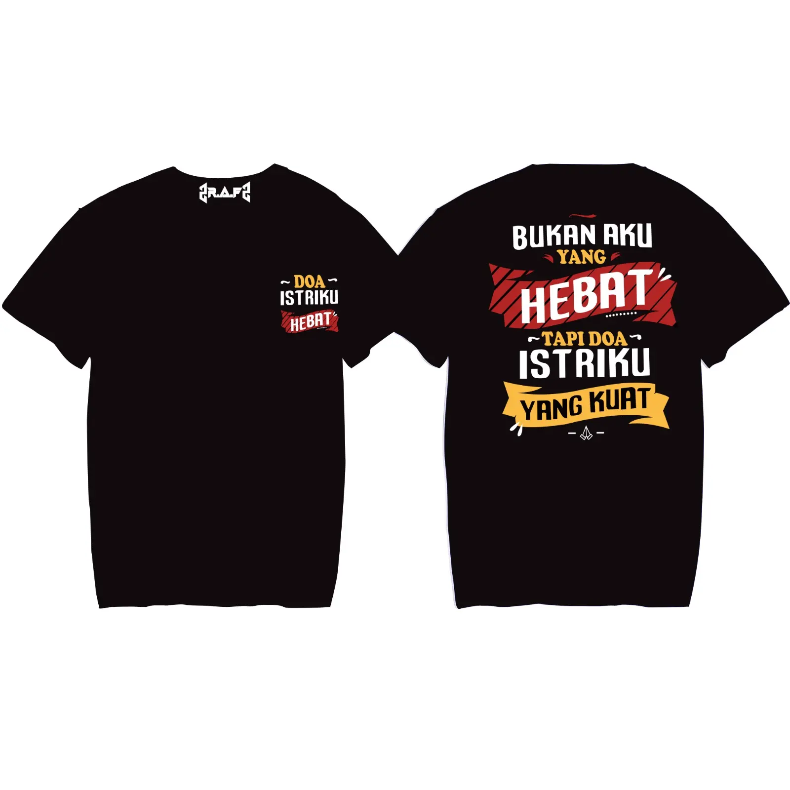 Tshirt Doa istriku hebat Combed 30s - Unisex - Distro Pria Baju Keren Tshirt Nyaman kaos Kata Kata