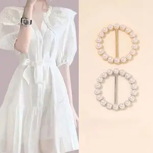 Bros Jilbab Korea/Bros Gesper Syal Cincin Jilbab Gesper Simpul Sudut Pakaian Gesper Kelas Atas Fungsi Ganda