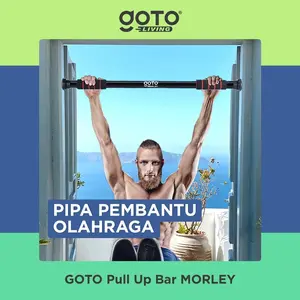 60-100 cm Pull Up Bar GOTO MORLEY Pasang di Palang Pintu Kayu Tanpa Bor, Olahraga Rumah