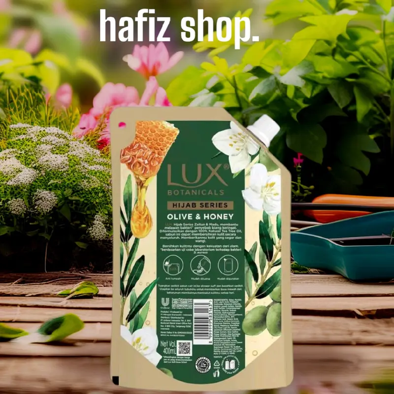Lux body wash hijab zaitun & madu refill 400ml Cair 1