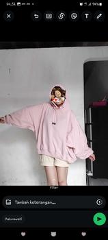 Product Review of Bydinafshn Clara Hoodie Oversize XXXL Sweater Hoodie Wanita Bigsize from m** 0