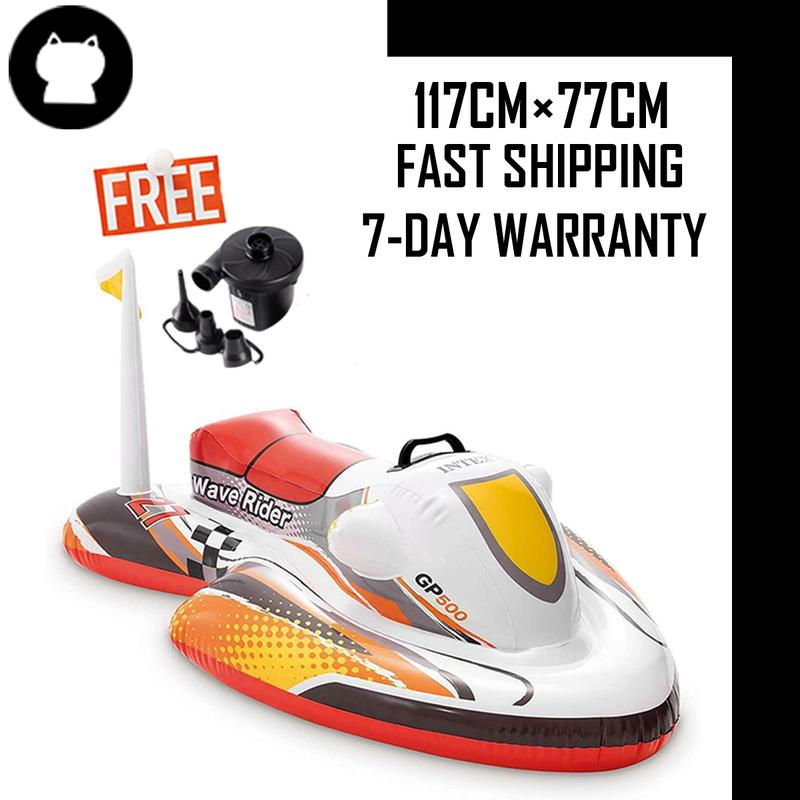 INTEX 57520 Inflatable Wave Rider Ride-on Children Pool Toy With ...