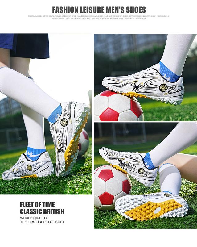Product Introduction of [รองเท้าฟุตบอล] ช่วย 31-44 เด็ก รองเท้าฟุตบอลผู้ใหญ่ รองเท้าฟุตบอลฝึกซ้อมกลางแจ้ง รองเท้าฟุตบอลแหลมลำลองสำหรับเด็ก 158 27