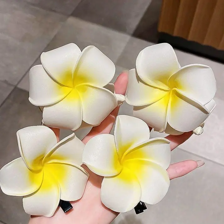 Kẹp Tóc Ngọc Trai, Phong Cách Tối Giản Hàn Quốc, Barrette Hoa Bên Bờ Biển, Thủ Công, Quà Tặng Phụ Kiện Bên Hông