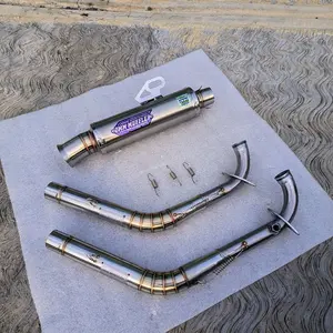 KNALPOT SALEMBA CEKLIS ORIGINAL OMM MUFFLER PNP NMAX PCX AEROX BEAT MIO VARIO GENIO SCOOPY  INLET 38