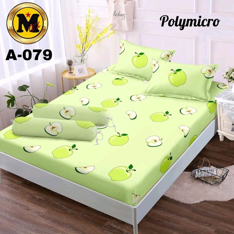 sprei motif apel hijau. ukuran 180 dan 160. tidak luntur 2