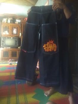 Product Review of Flame Everyday Celana Denim Y2K Denim Big Pocket Bordir Raw Denim 13oz Jeans Panjang Pria from ** 0