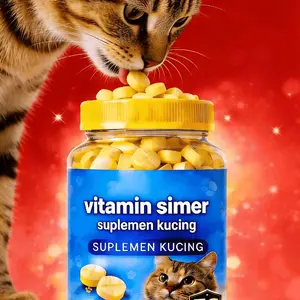 Vitamin & Meniram untuk kucing Kesehatan & Vitalitas Suplemen Unggas Original Indonesia 100 Tablet