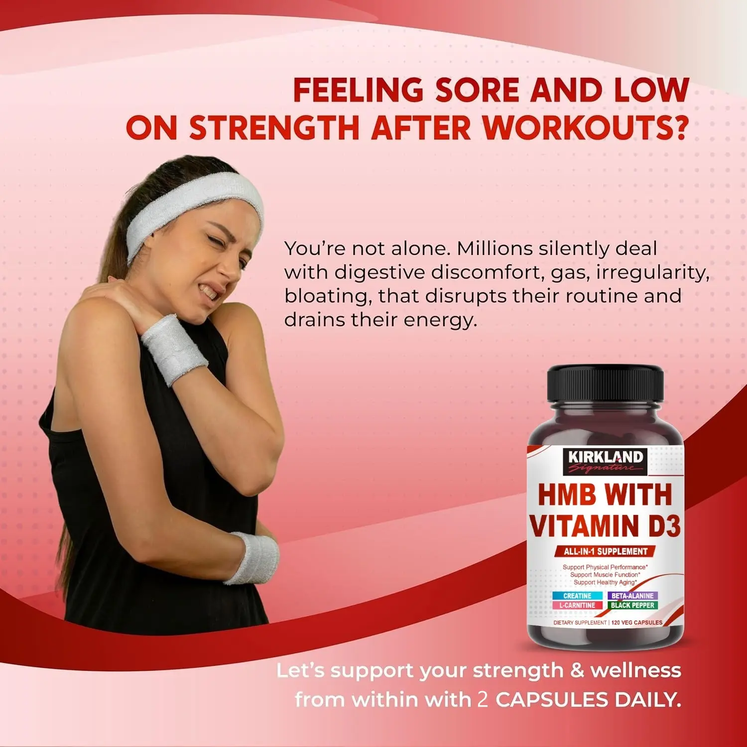 HMB with Vitamin D3, Creatine, L-Carnitine & Beta-Alanine All-in-One Daily Support for Strength & Active Wellness Made in USA - TikTok Shop Philippines HMB with Vitamin D3, Creatine, L-Carnitine & Beta-Alanine All-in-One Daily Support for Strength & Active Wellness Made in USA - TikTok Shop Philippines