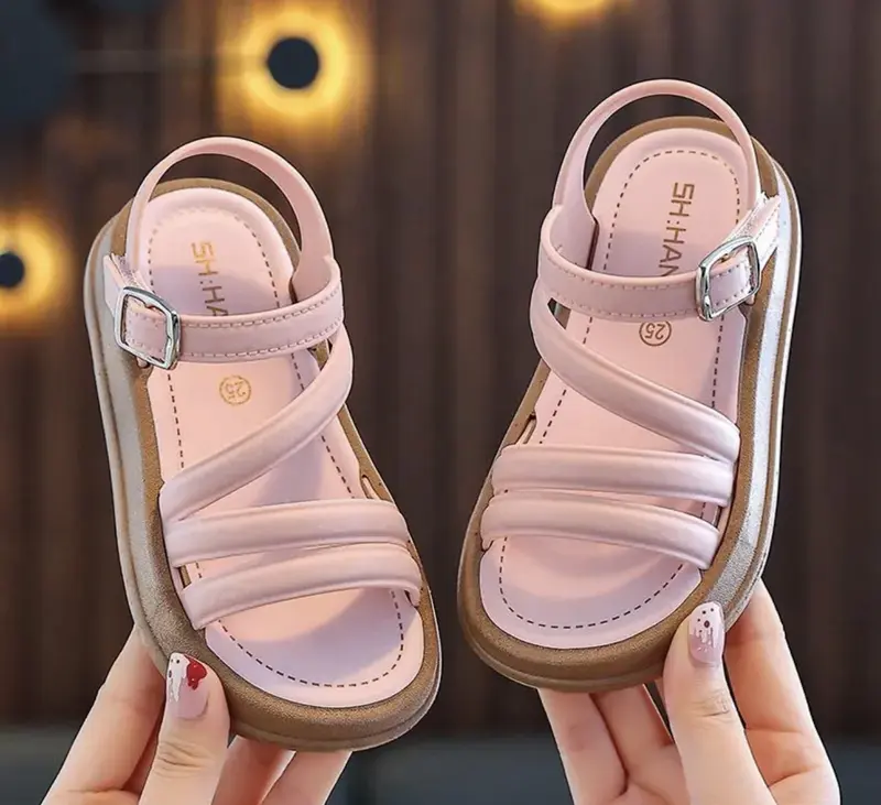 ZOOMKIDS YNTX223 Sandal Anak Fashion Balita Sandal Putih Soft Premium Strap PVC Breathable Versatile Nyaman Len 5