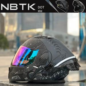 NBTK フリップアップ バイクヘルメット、ABS素材・EPSクッション、複数の通気孔、取り外し可能なライナー、ユニセックス、オールシーズン対応