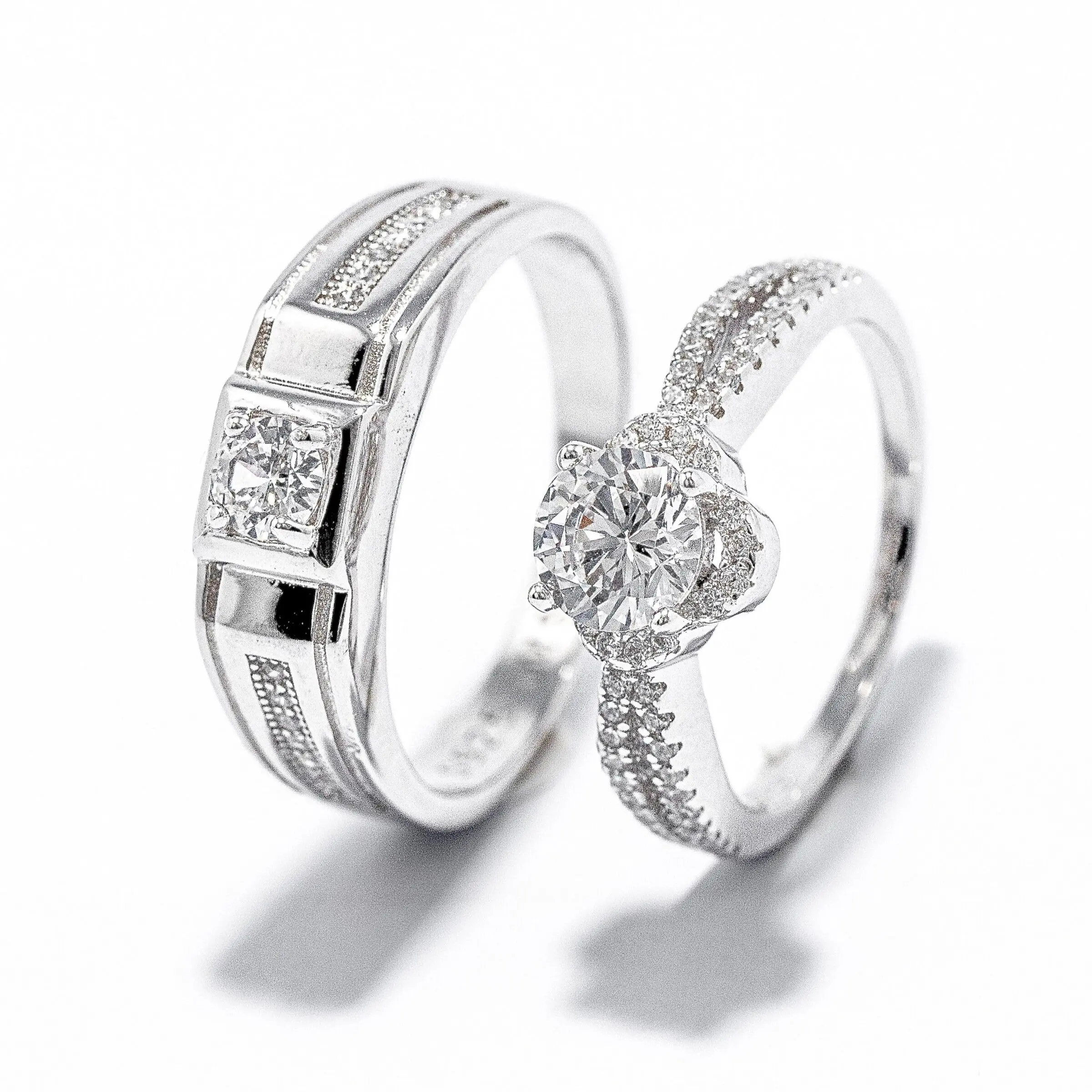 Couple Set 183 ( Men Ring V2 + Classic Love Ring  )