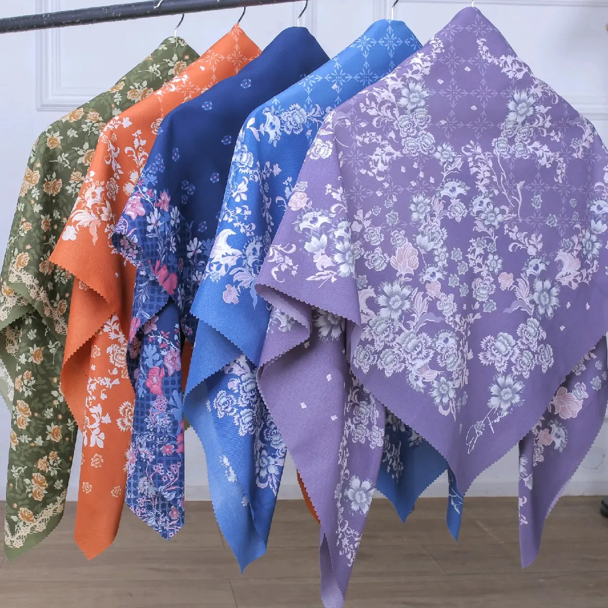 Adha Series~ Hijab Segiempat Premium motif Bunga