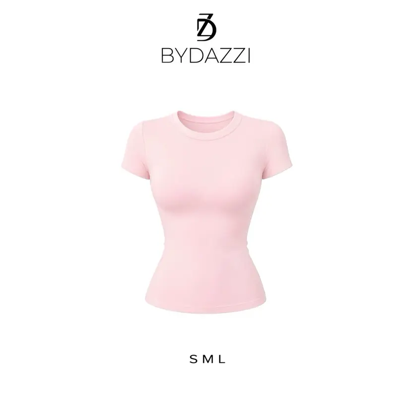 Áo thun trơn nữ cổ tròn vải cotton mịn DAZZI form ôm babytee Women A016 | BigBuy360 - bigbuy360.vn Áo thun trơn nữ cổ tròn vải cotton mịn DAZZI form ôm babytee Women A016 | BigBuy360 - bigbuy360.vn