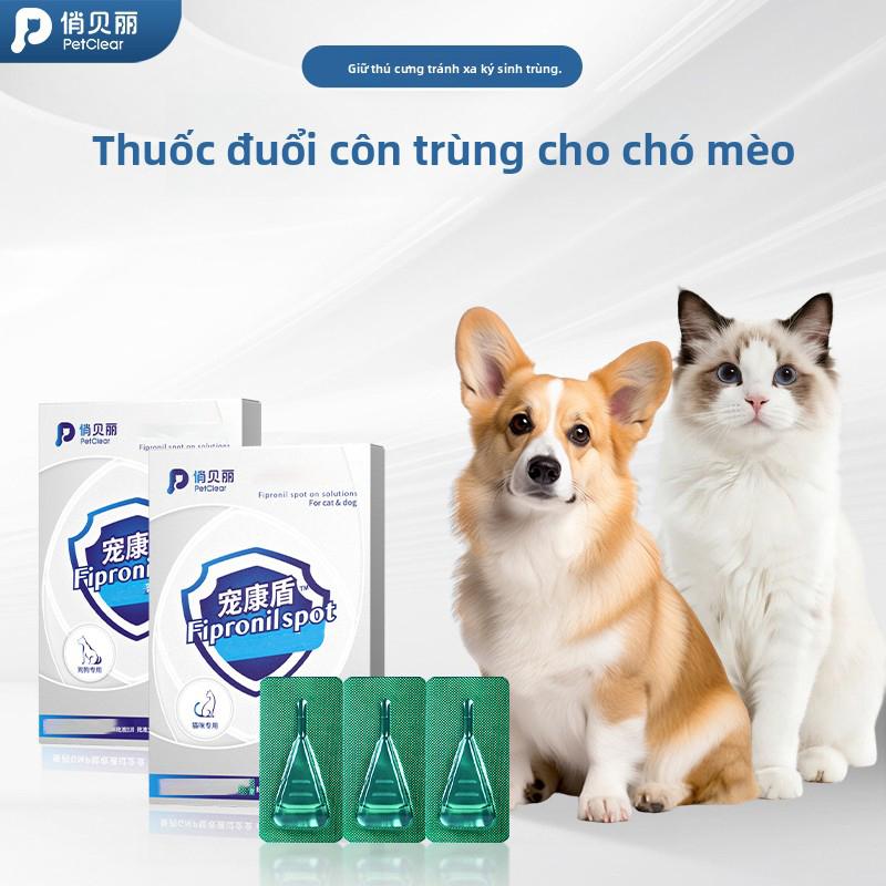 Giải pháp tại chỗ tẩy giun cho thú cưng Petclear