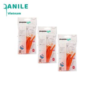 Combo 3 Bàn chải kẽ răng Asahi hình L