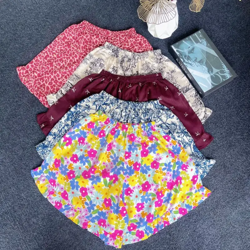(VIRAL) Celana Pendek Hommy Wanita Nukuid / Hotpants / Celana Kulot Rayon Premium Motif Santai Melar Shorts