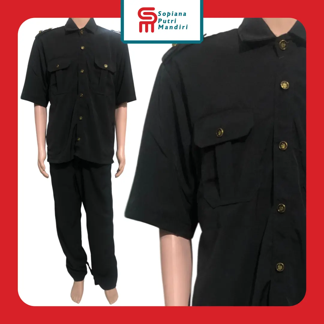 setelan safari pendek | safari lengan pendek tebal