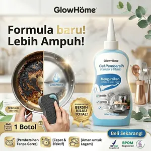 Gel Cairan Ajaib Serbaguna Pembersih Noda Kerak Hitam Gosong Membandel Untuk Panci, Penggorengan, Wajan, Teflon, dan Alat Masak Dapur Lain Mengkilap Kinclong Bersih Seperti Baru Lagi