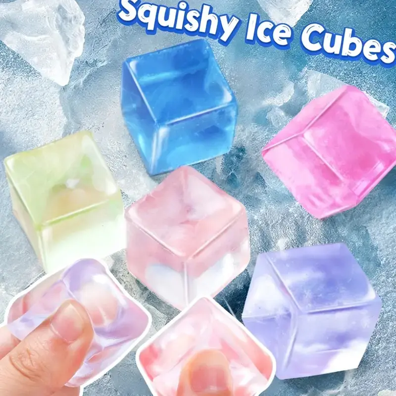 Mini Squishy Fidgets Toy Popular Ice Cube Cute Characters Multi Variant Stress Relive Must Have