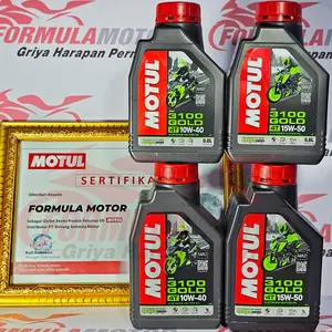 Motul 3100 Gold 4T All Series (Synthetic) Oli Mesin Premium Motor 4TAK Manual (Original Resmi Motul Garage x Formula Motor)