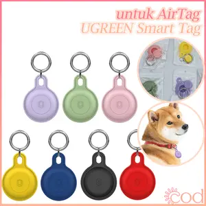 AirTag Case Silikon Berkualitas Tinggi Apple Gantungan Tahan Air IP68 Pelindung - Tanpa AirTag, Cocok Apple/Ugreen Harga Spesial AirTag Holder Kids 360° Protection