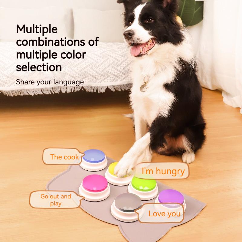 Product Introduction of Pet communication button, dog speech toy, bell training device 0