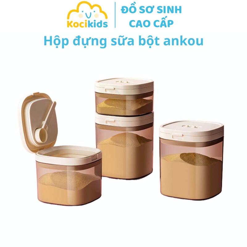 Hộp Đựng Sữa Bột ANKOU Chống Ẩm Hút Chân Không