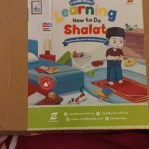 buku Sound Book Learning How To Do Shalat - bersuara Tuntunan Panduan Bacaan & Gerakan Sholat Untuk Anak TK SD PAUD 3 4 5 tahun - Ziyadbooks