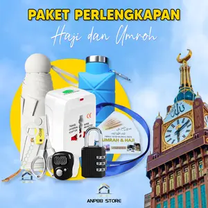 ANP88 - Paket Perlengkapan Haji dan Umroh untuk Muslim dengan Aksesori Lengkap dan Praktis